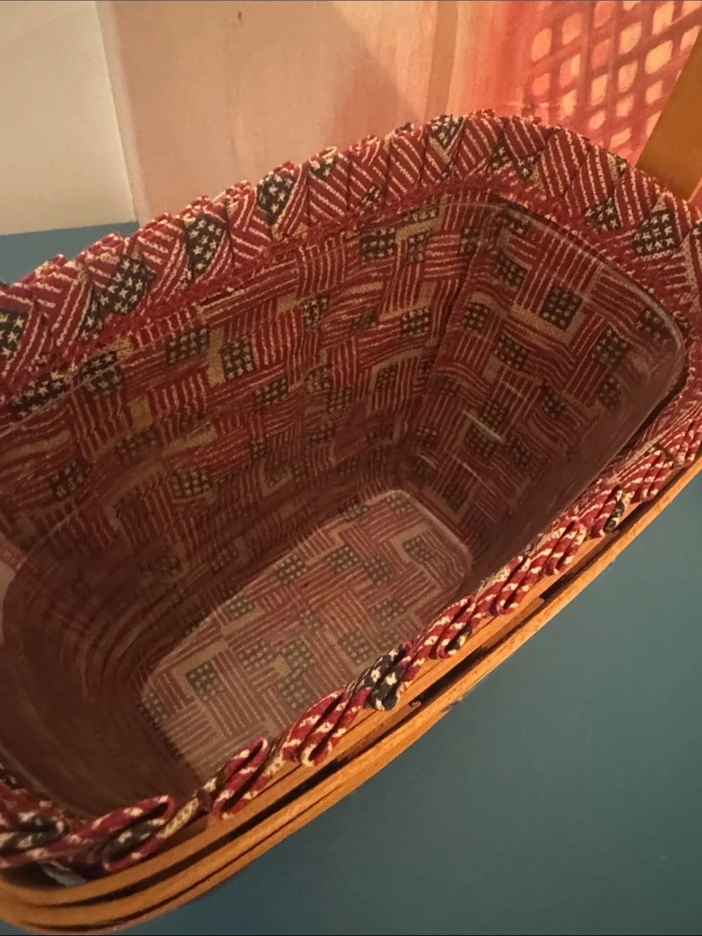 Longaberger handwoven accent